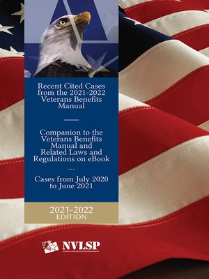 cover image of Veterans Benefits Manual